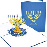 Hanukkah Menorah Pop Up Card